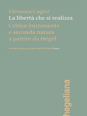 cover image of La libertà che si realizza